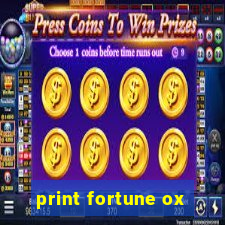 print fortune ox